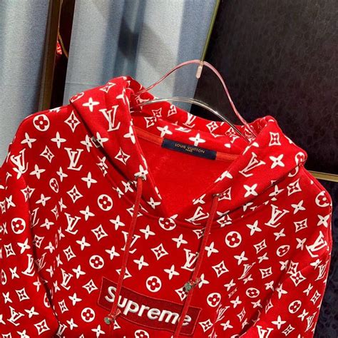 supreme x louis vuitton hoodie replica